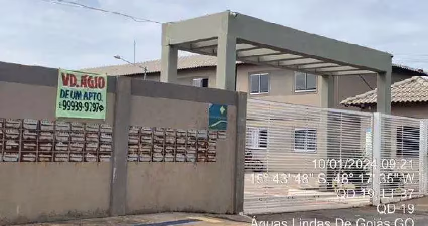 Oportunidade única em aguas lindas de goias - go | tipo: apartamento | negociação: venda online  | situação: imóvel