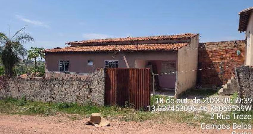 Oportunidade Única em CAMPOS BELOS - GO | Tipo: Casa | Negociação: Venda Online  | Situação: Imóvel