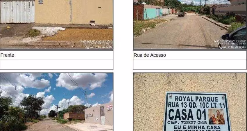 Oportunidade única em aguas lindas de goias - go | tipo: casa | negociação: venda online  | situação: imóvel