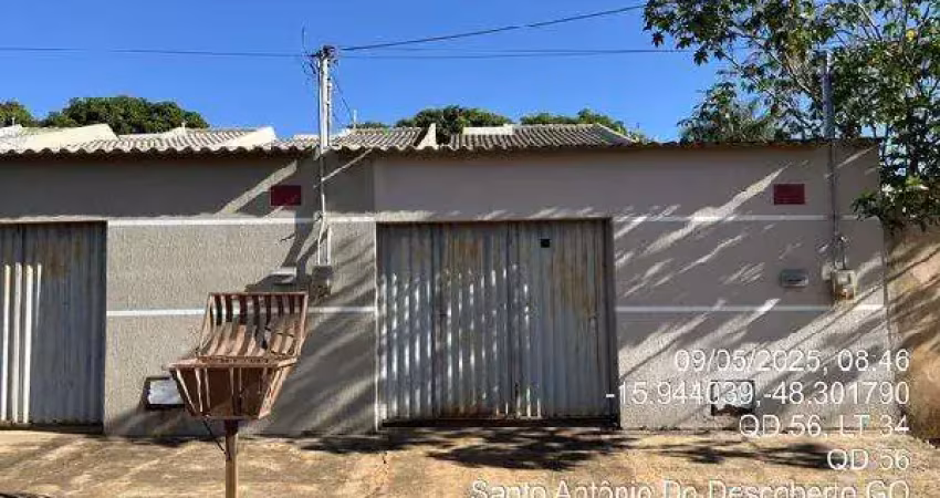 Oportunidade única em santo antonio do descoberto - go | tipo: casa | negociação: leilão  | situação: imóvel