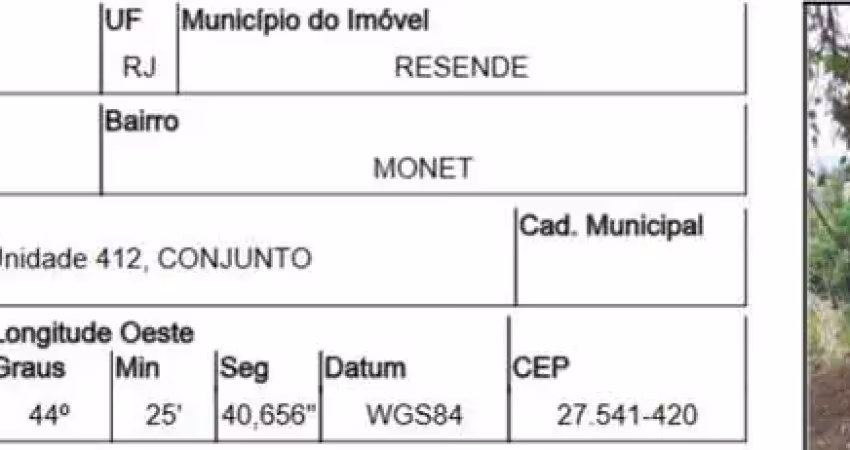 Oportunidade única em resende - rj | tipo: terreno | negociação: venda direta online  | situação: imóvel