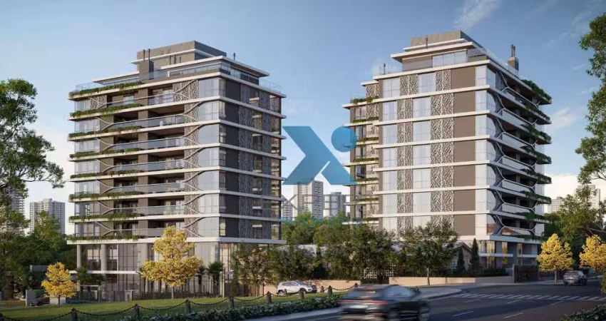 Apartamento garden com 4 dormitórios à venda, 363 m² por r$ 4.367.530,00 - mercês - curitiba/pr