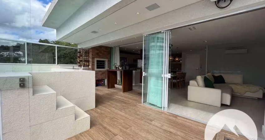 Cobertura com 3 dormitórios à venda, 224 m² por r$ 3.500.000,00 - victor konder - blumenau/sc