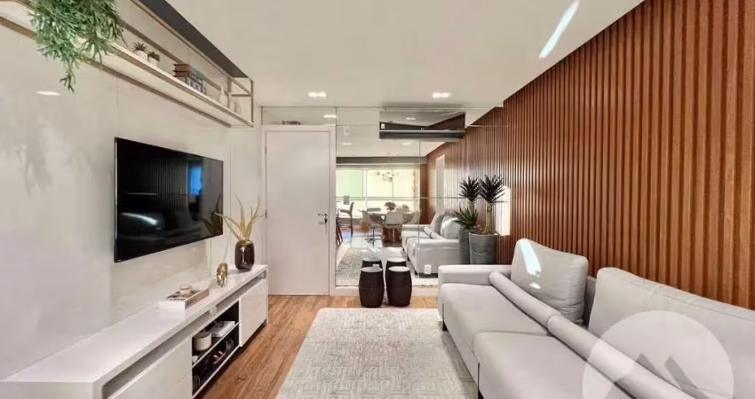 Impecável apartamento entregue totalmente mobiliado!