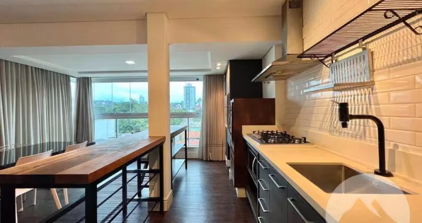 Apartamento com 2 dormitórios para alugar, 87 m² - vila nova - blumenau/sc