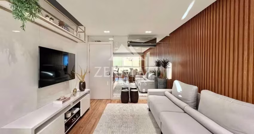 Impecável apartamento entregue totalmente mobiliado!