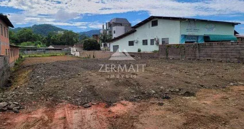 Terreno para alugar, 1100 m² por r$ 5.500/mês - itoupava central - blumenau/sc