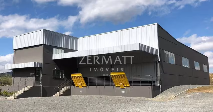 Galpão para alugar, 850 m² por r$ 20.213,93/mês - itoupava central - blumenau/sc