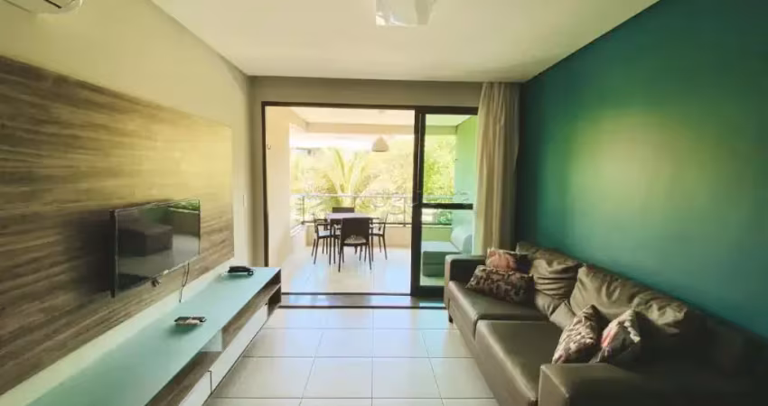 Apartamento 2 quartos, mobiliado, carneiros beach resort na praia dos carneiros