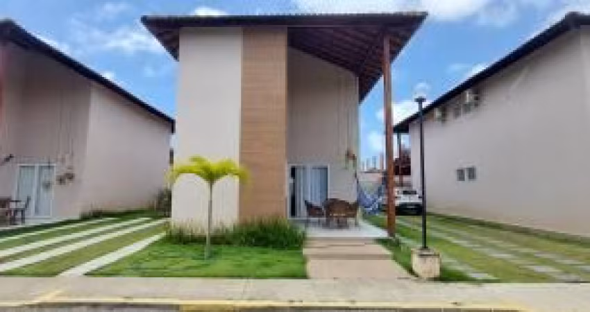 Casa Duplex em condomínio fechado, 3 quartos mobiliado próximo a praia de carneiros, Tamandaré - PE