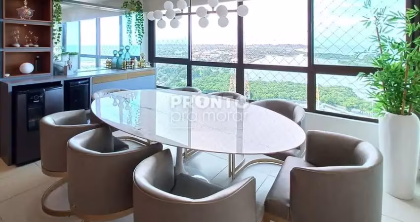 Apto 04 quartos 04 suites 176m² puro conforto e lazer com vista mar