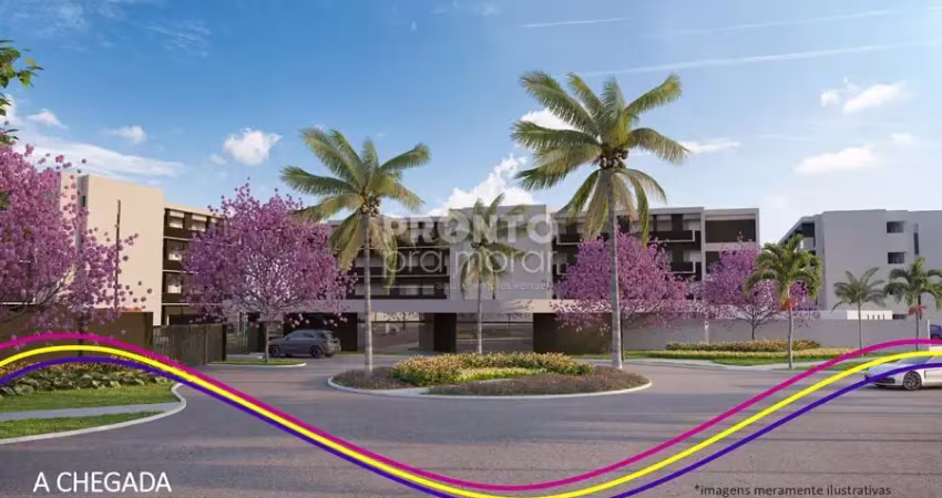 Vendo excelente apartamento em construção localizado em muro alto, com 63,44m² de área útil.