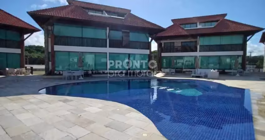 Muro alto, apartamento dúplex,  mobiliado,  64 m², frente mar,  2 quartos,  sendo  1 suíte,  2 wcs, lavabo,  1 vaga.