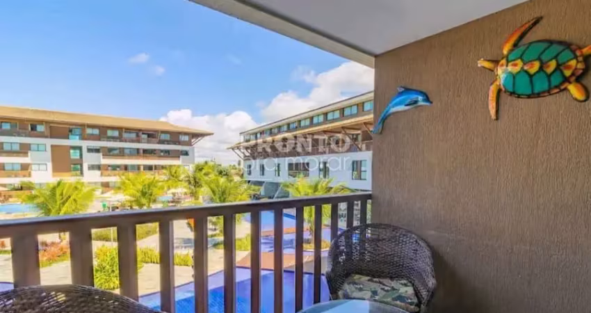 Excelente apartamento mobiliado localizado na praia do cupe próximo à porto de galinhas, com 53,30m² de área útil.