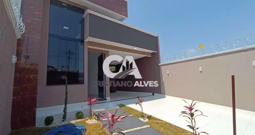 Casa a venda setor serra dourada  03 quartos, acabamentos diferenciados em aparecida de goiânia, melhor localização, avenidas, supermercado, lojas de conveniências, aparecida shopping