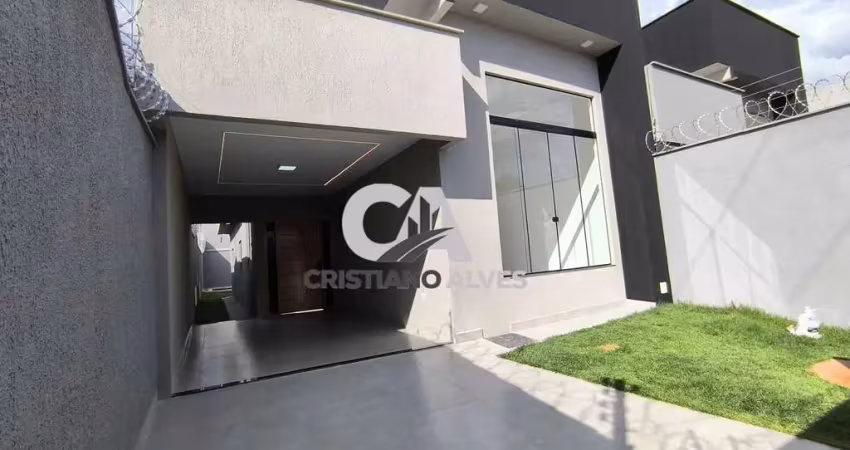 Casa à venda  com piscina com 03 quartos setor vila oliveira aparecida de goiânia, todas no porcelanato , exatamente localização , próxima de avenidas