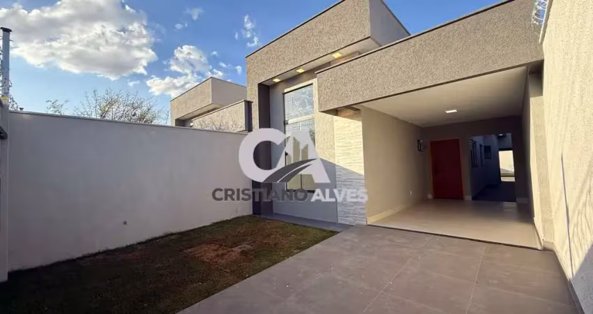 Casa a venda setor pontal sul, próximo colégio militar aparecida de goiânia com 3 quartos sendo 1 suite, ótima localização