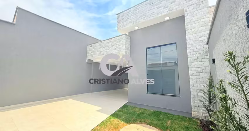 Oportunidade casa de alto padrão a venda  em aparecida de goiânia, acesso rápido avenida são paulo,br 153