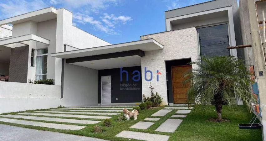 Casa com 3 dormitórios, 140 m² - venda por R$ 950.000,00 ou aluguel por R$ 5.470,00/mês - Condomínio Campos do Conde - Sorocaba/SP