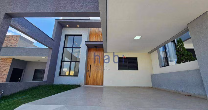 Casa com 3 dormitórios à venda, 106 m² por R$ 680.000,00 - Condomínio Horto Florestal Villagio - Sorocaba/SP