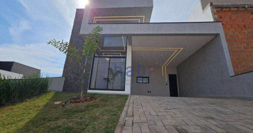 Casa com 3 dormitórios à venda, 140 m² por R$ 899.000,00 - Residencial Reserva Ipanema - Sorocaba/SP