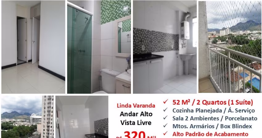 Lindo apartamento 2 quartos, suíte e vaga Engenho de Dentro