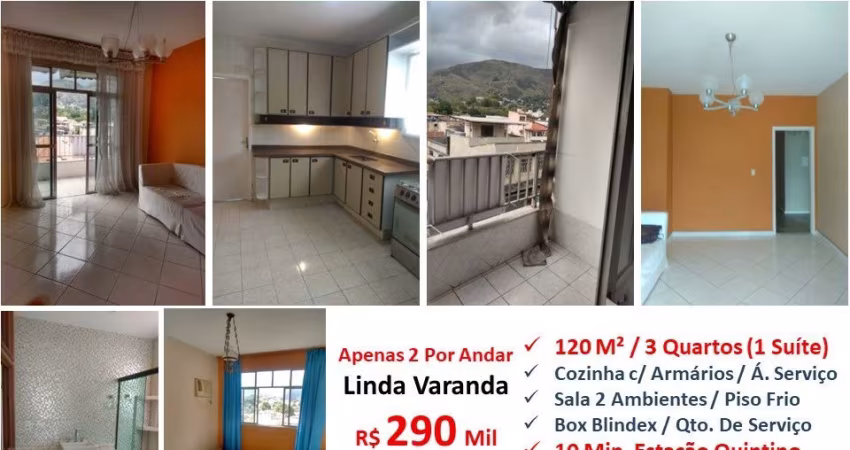 Apto 3 quartos Cascadura Souto 120M²