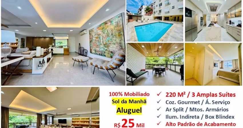 Apto Barra da Tijuca JO Monsenhor Ascâneo 220M²