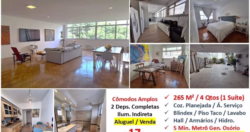 Apto Copacabana Bulhões de Carvalho 265M²
