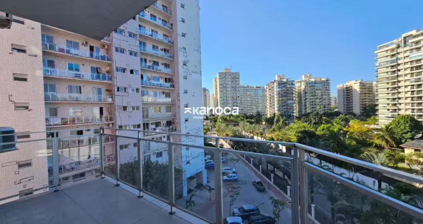 Barra olimpica com 98m², 3 quartos, 2 banheiros, 1 vaga de garagem.