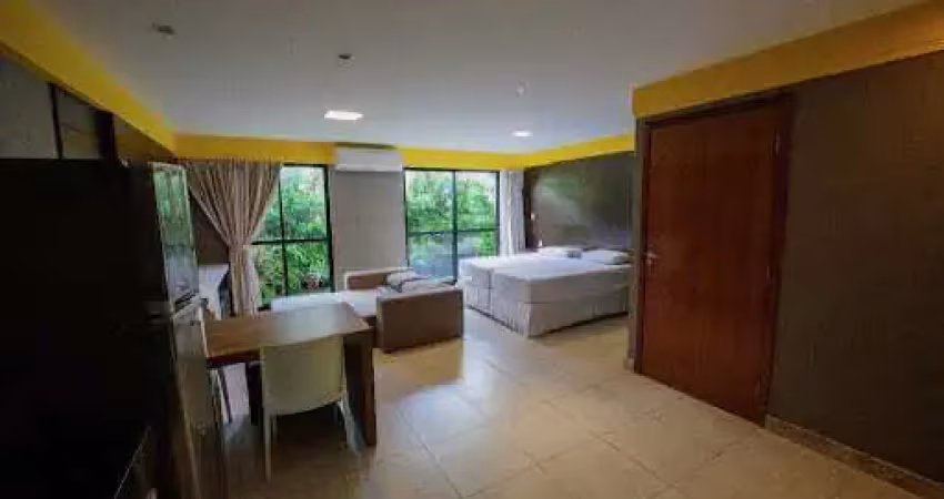 Apartamento com 53m² à beira-mar da praia do cabo branco