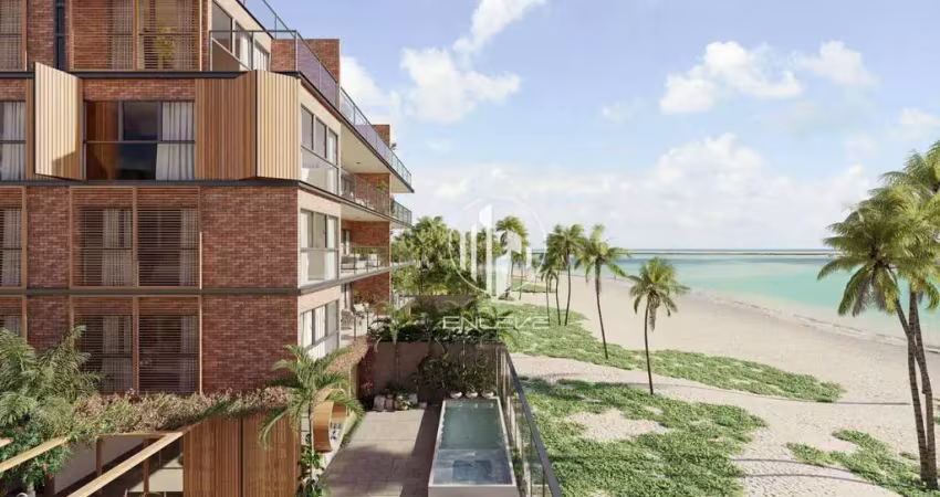 Apartamentos de luxo pé na areia da Praia de Camboinha