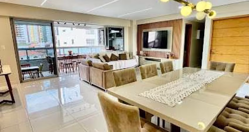 Apartamento de 163m2 com 3 Suítes + DCE + Varanda Gourmet e Todo Projetado