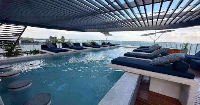 Flat Garden Pé na Areia de 21m2 e com Área Externa