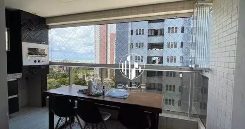 Apartamento projetado em andar alto com 03 quartos no Altiplano