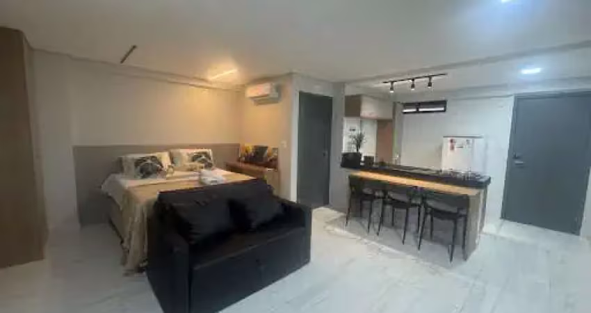 Apartamento de 42m2 mobiliado e projetado, em cabo branco