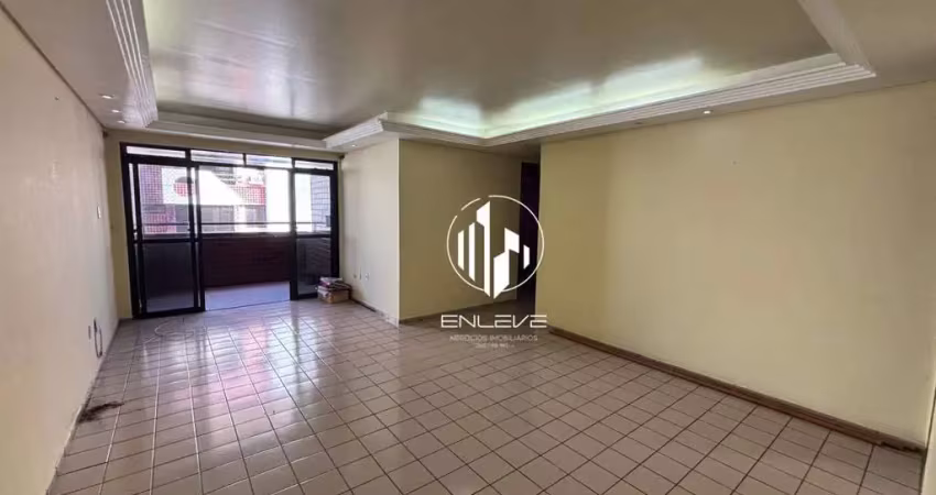 Amplo apartamento com 03 quartos + dce à 100m do mar no jardim oceania