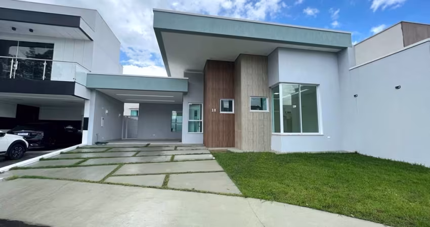 Vendo Casa Térrea Recém Construída no Condomínio Residencial Passaredo • Climatizada