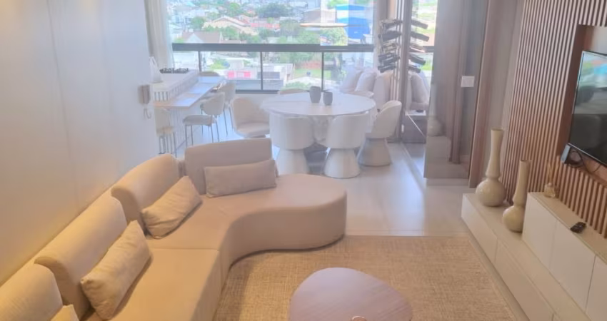 NEVA - 1 SUÍTE MOBILIADO, 2 QUARTOS, SALA,COZ, INTEGRADA, LAVABO, VARANDA GOURMET, 2 VAGAS, ELEVADORES, A/TOTAL 229,50M²