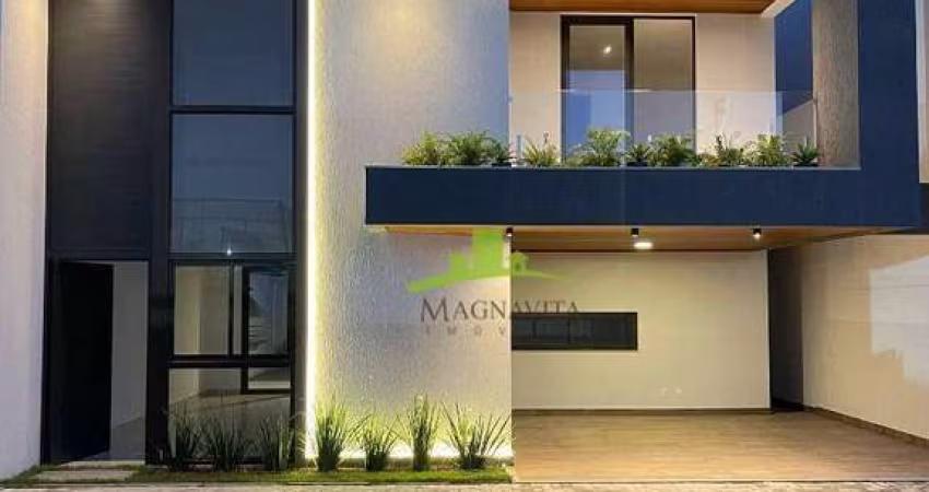 Casa Alto Padrão à Venda no Condomínio Porto Fino, Av. Priscila Dutra, 245m², 4 Suítes, Quintal. Varanda. 2 Vagas. Lazer Completo. Lauro de Freitas