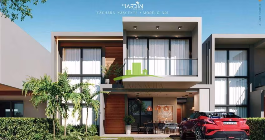 Casa à venda em Lauro de Freitas: 163,85m², 4 suítes, espaço gourmet, 2 vagas, condomínio com lazer completo na Priscila Dutra, Vilas do Atlântico