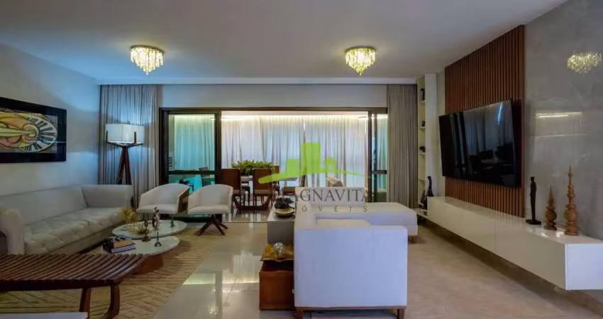 Apartamento à venda, le parc, 195m², 4 suítes, 4 vagas, varandas, andar alto, vista livre, ventilado, depósito, salvador. le parc: viver com conforto!