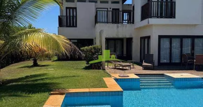 Casa de Luxo em Quintas de Sauípe Laguna, 4 Suítes, 1.100m² de Terreno. Acesso à Praia Privativa. Porteira Fechada. R$ 1.850.000