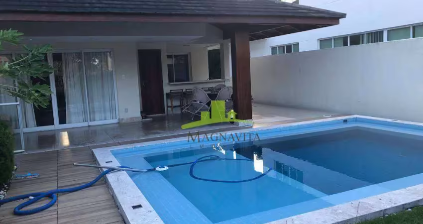 Alphaville salvador 1, casa à venda, 508m², 4 suítes, 1 térrea, brinquedoteca, gabinete, closet, varanda, energia solar. alto padrão localização nobre