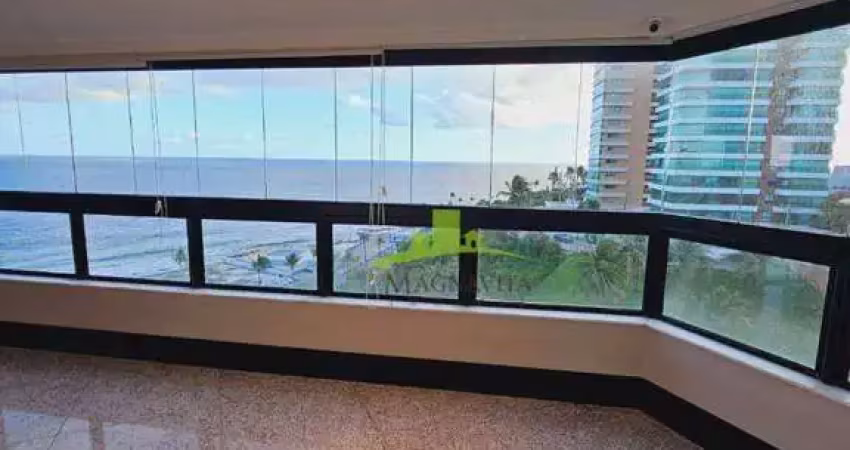 Apartamento à venda no morro do gato, salvador, colline du chat, 224,50m², 4 suítes, vista mar, varanda incorporada, 5 vagas, r$ 3.400.000,00