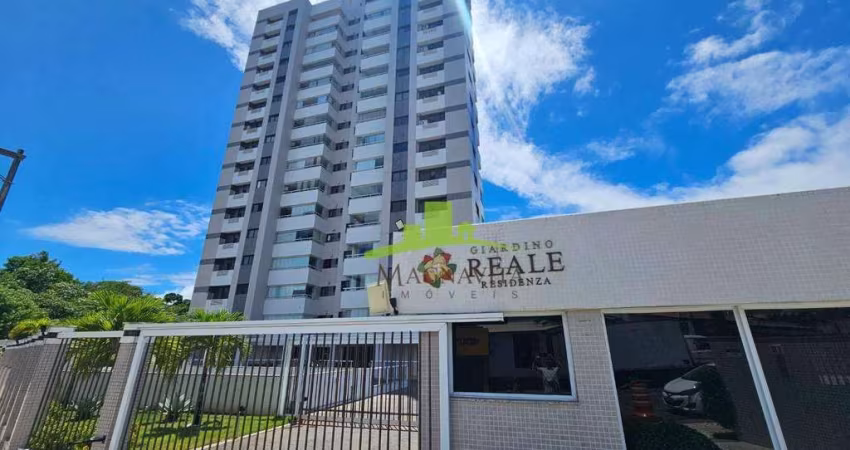 Apartamento à Venda no Giardino Reale, Patamares, 87m², 2 Quartos, 1 Suíte, Nascente, Varanda Reiki, 2 Vagas, Infraestrutura Completa, R$ 799.000,00