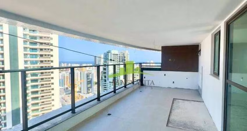 Apartamento Alto Padrão à Venda no Palazzo Unique, 255m², 3 Suítes, Vista Mar, 4 Vagas – Caminho Árvores, Salvador. Luxo, Exclusividade e Sofisticação