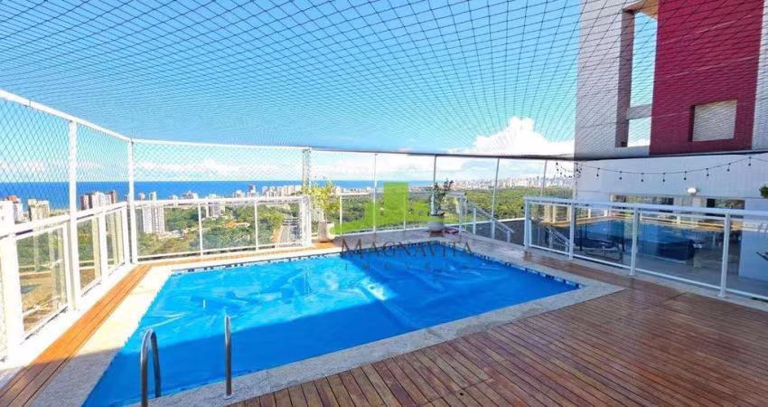 Cobertura de Luxo à Venda no Greenville, Ludco,  377m², 4 Suítes. Piscina Privativa, Vista Mar ,4 Vagas. Alto Padrão. Exclusivo! Patamares. Salvador