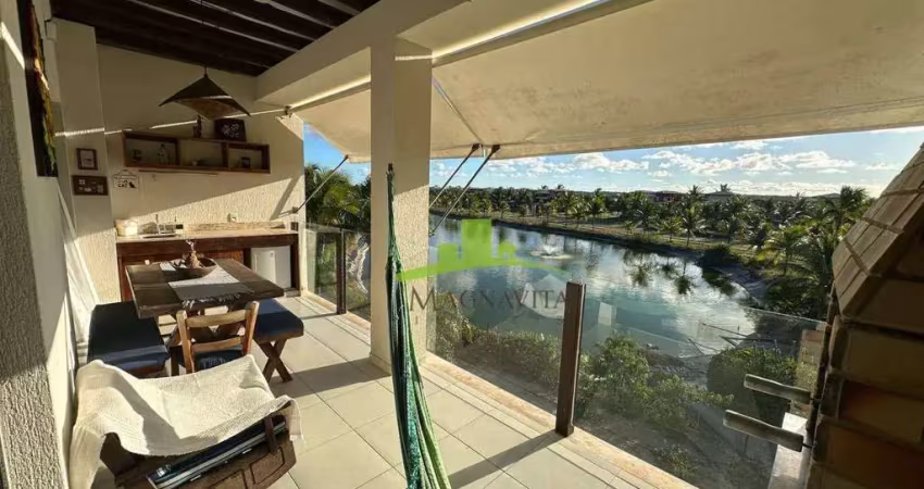Apartamento à Venda no Iberostar Praia do Forte, 84m², 2 Quartos (1 Suíte), Vista Lago, Varanda Gourmet, Mobiliado. Lazer Completo