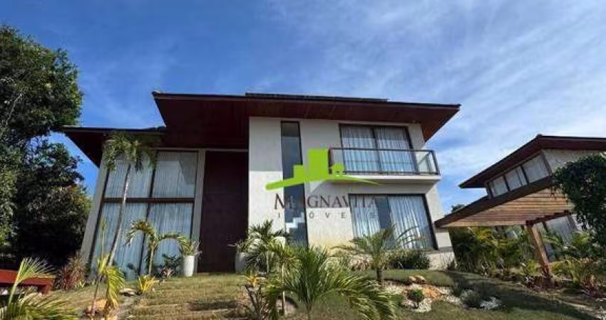 PRAIA DO FORTE, Mansão à Venda. Condomínio Ilha dos Pássaros, 5 Suítes, 400m², Piscina com Cascata, Sustentável, Porteira Fechada. Oportunidade!